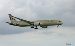 「☁」 ETIHAD 787-9 A6-BLB Landing