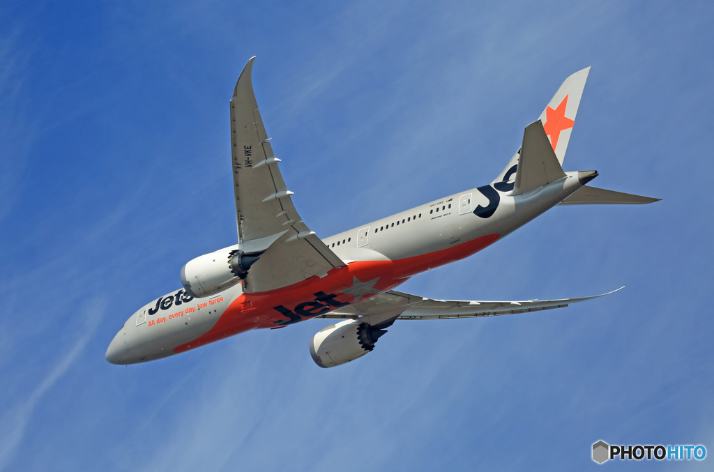 Jetstar 787-8 VH-VKE 出発 