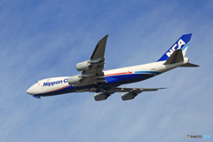 離陸NCA 747-8KZF JA18KZ/ジャンボ保存委員会 