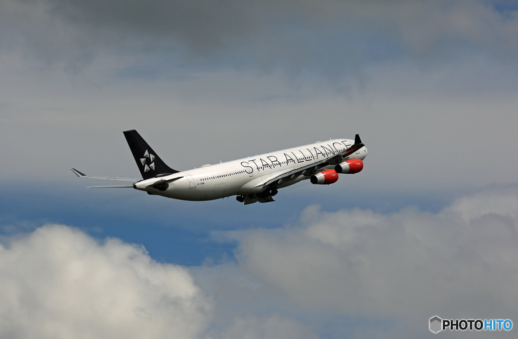 離陸 SAS STAR A340-313 OY-KBM
