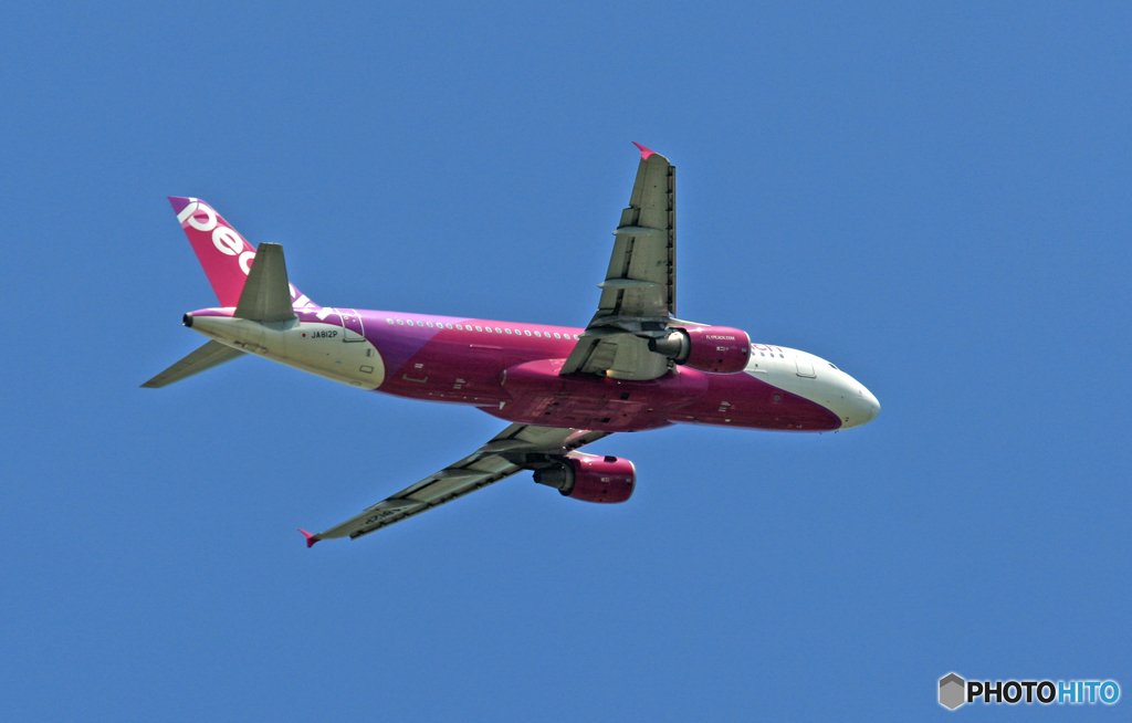 peach A320-214 JA812P 離陸 