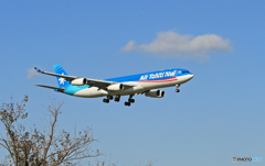 青い空と機体Air Tahiti Nui A340-313 F-OJGF