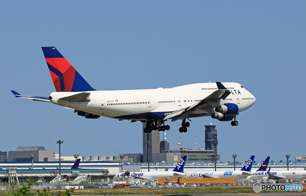 DELTA 747-400 N667US/ジャンボ保存委員会