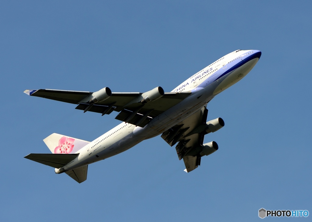 China 747-400 離陸　