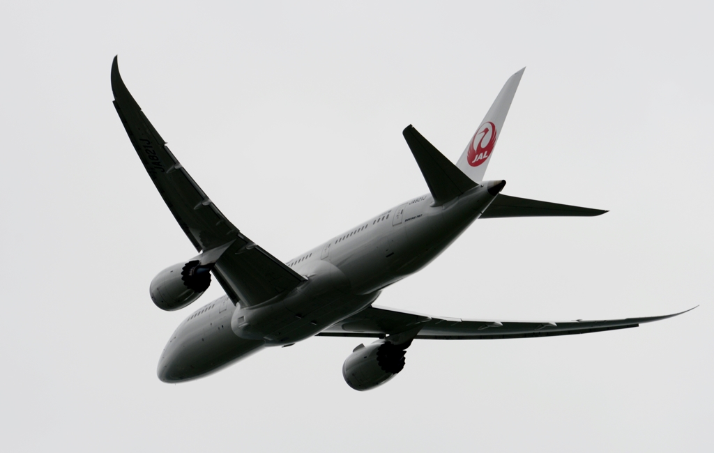 離陸（27-1）JAL 787-8 [a]