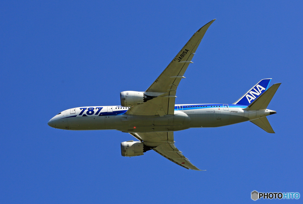 「ぶるー」出発  ANA 787-8JA815A