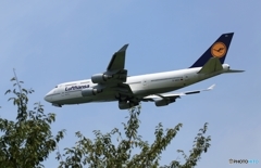 離陸 Lufthansa 747-400