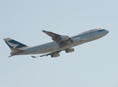 CATHAY Cargo 747-400F 離陸