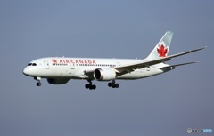 着陸　Air Canada 787-8