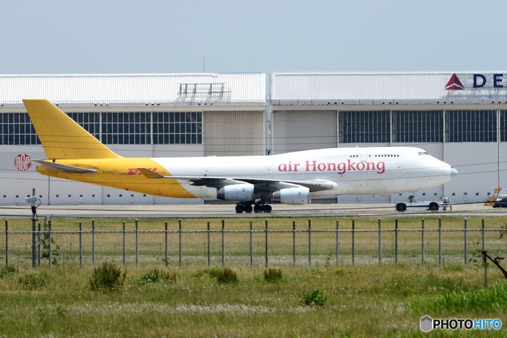 Air Hongkong 747-444 離陸　