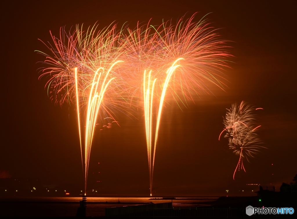 ☮　休憩タイム（186）花火　☮　