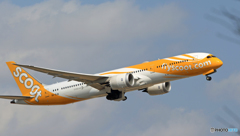 scoot 787-9 9V-OJA 出発 
