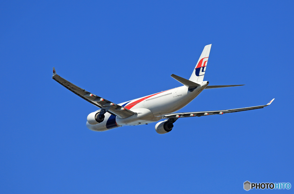 「スカイ」 Malaysia A330-323 9M-MTG 飛行