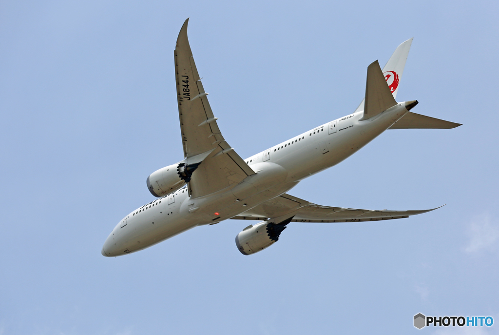 「青空」 JAL 787-8 JA844J 離陸