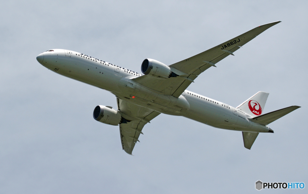 JAL 787-9 JA862J 出発 