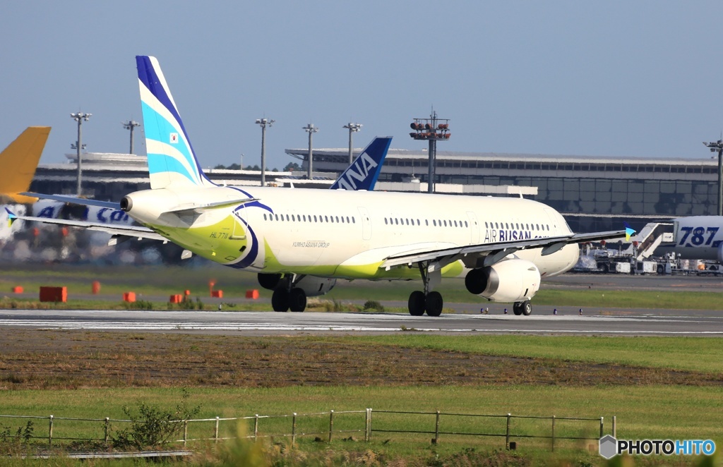 Air Busan A321-200 出発　　