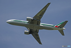 Alitalia 777-EI-DBM 離陸 