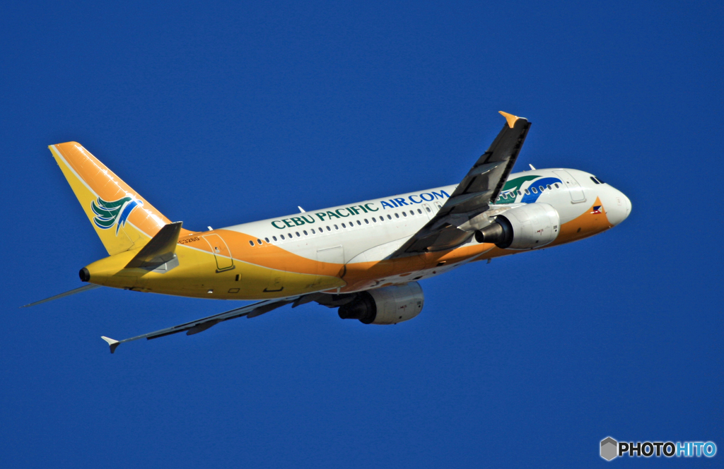 出発　CEBU A320-214 RP-C3286