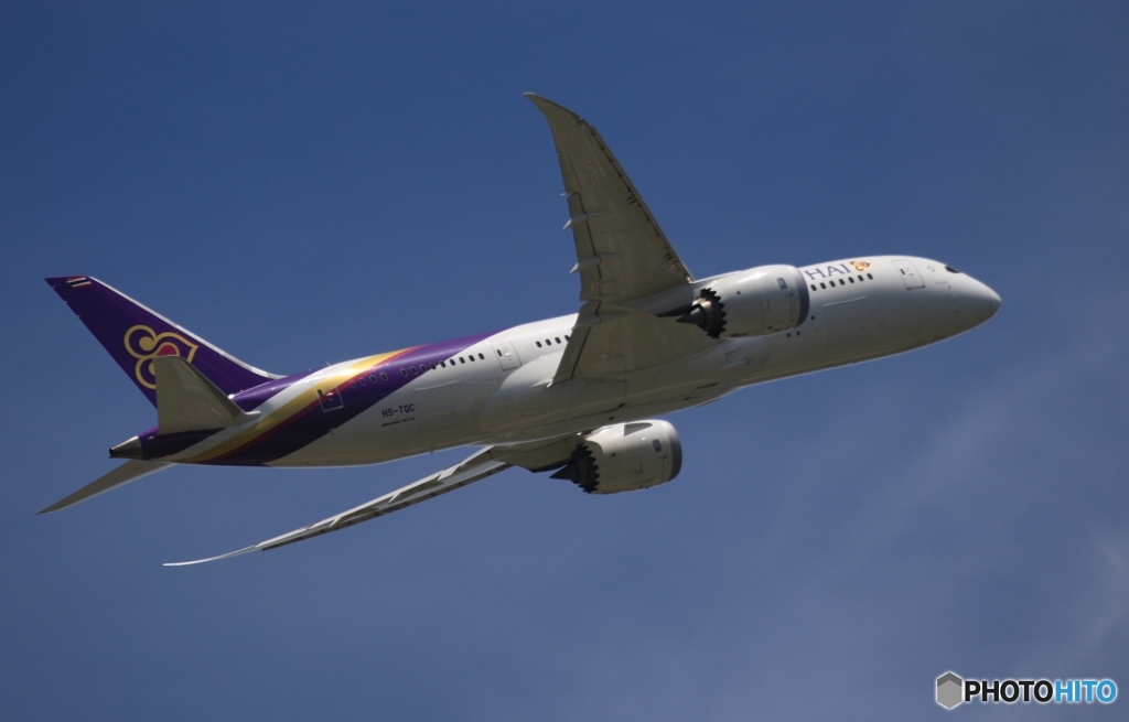 THAI 787-8 出発　