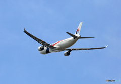 「スカイ」 Malaysir A330-323 9M-MTC 離陸 「スカイ」 Malaysir A330-323 9M-MTC 離陸