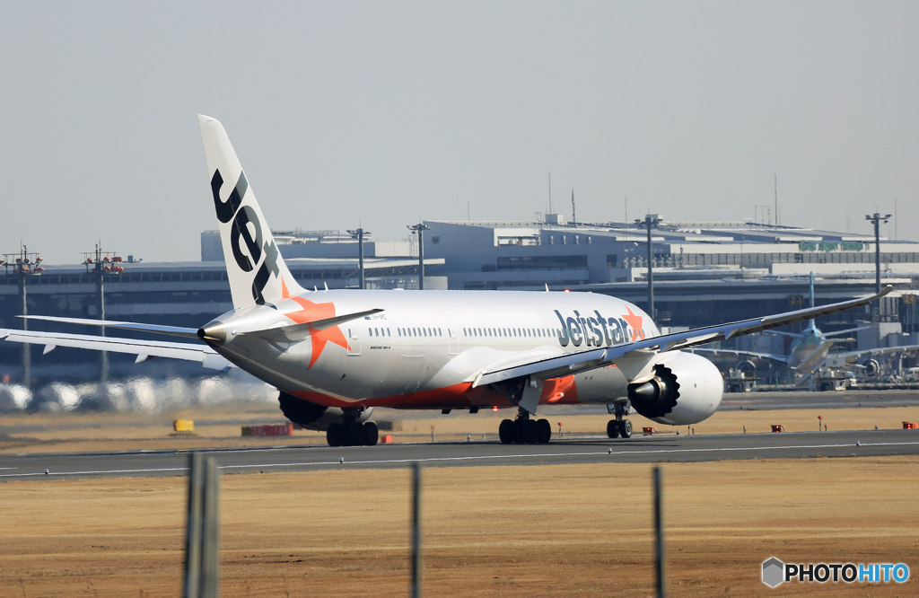 離陸  Jetstar 787-8 VH-VKD