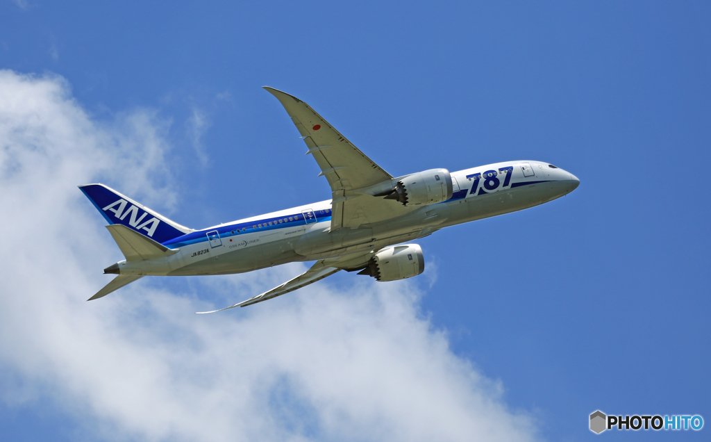 出発 ANA 787-8 JA823A