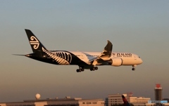 到着　Air New Zealand B787-9 ZK-NZC　
