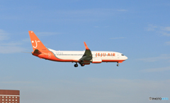 「青い空」 JEJU 737-8HX HL8034