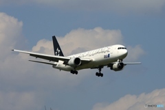 到着　ANA STAR 767-300