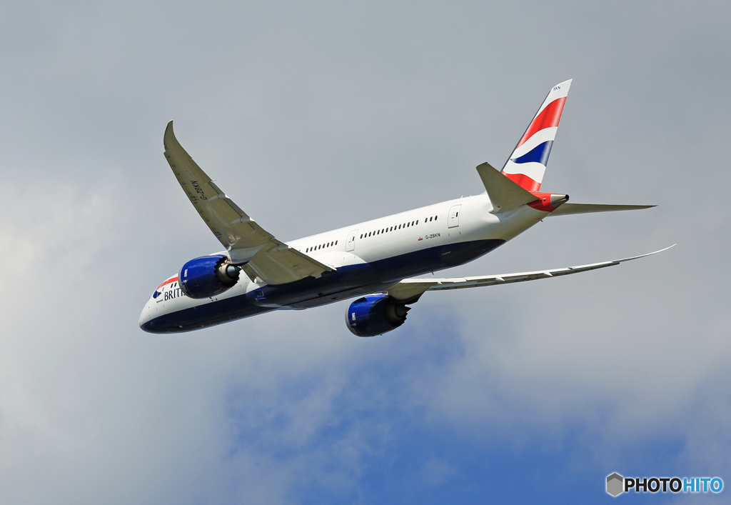 「青い空」が一番 British 787-9 G-ZBKN 離陸