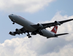 Swiss A340-313 飛行　