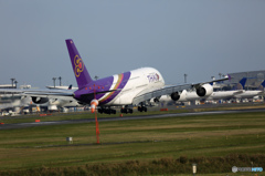 THAI A380-841 HS-TUF 着陸 
