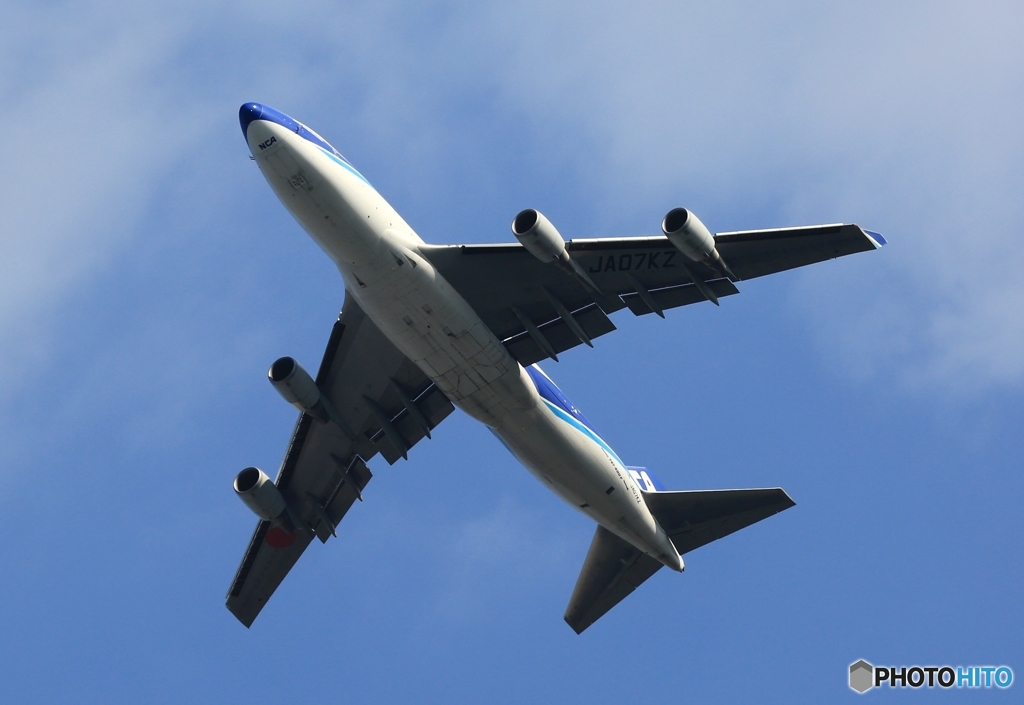 NCA 747-400F JA07KZ 出発　