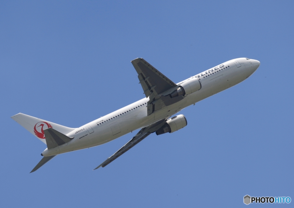 出発　JAL 767-346
