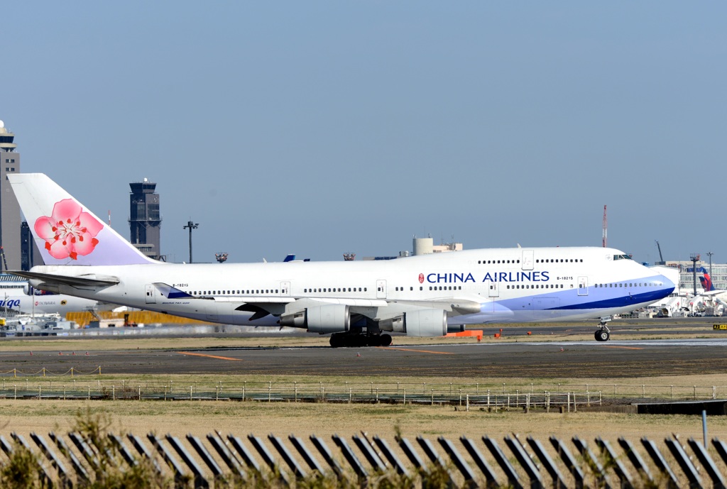 CHINA AIR 747-400 離陸