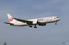 JAL 767-300ER 到着　