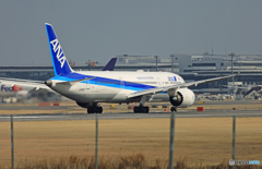 「スカイ」 ANA 787-9 JA880A 出発