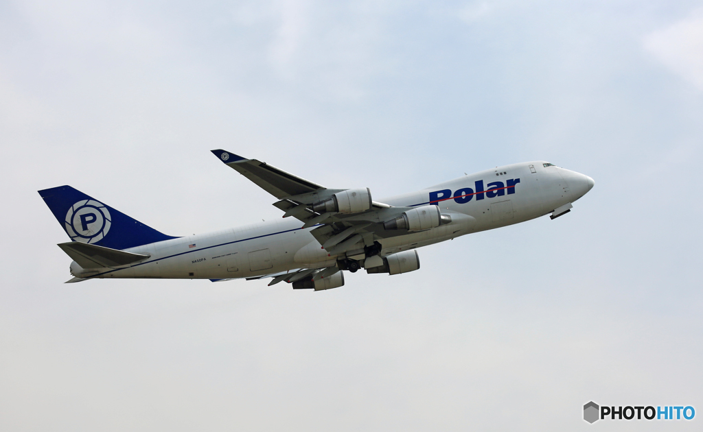 Polar 747-400F N450PA 出発 