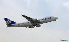 Polar 747-400F N450PA 出発 
