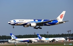 Air China 777-200  着陸　