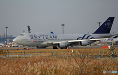 離陸China SKYTEAM 747-400ジャンボ保存委員会 