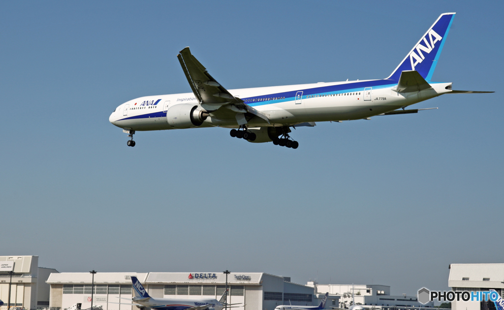 ANA 777-381 JA778A 着陸 
