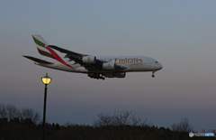 「良い天気」 Emiratu A380-861 A6-EUE 到着 「良い天気」 Emiratu A380-861 A6-EUE 到着