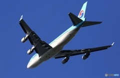 出発　KOREAN 747-400