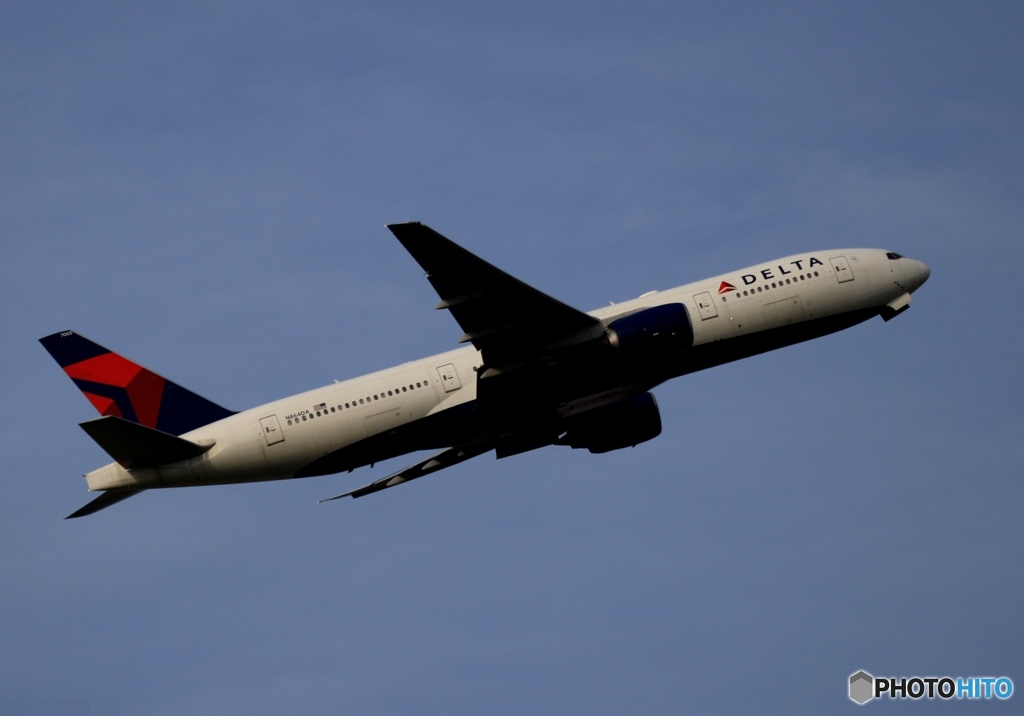 DELTA 777-232 飛行　