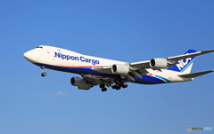 NCA 747-8KZF JA11KZ 着陸 