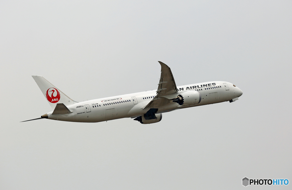 JAL 787-9 JA861J出発  