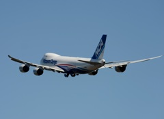 NCA 747-8KZF 飛行