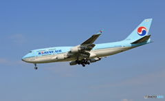 「空色」 KOREAN 747-400 HL7460ジャンボ機　