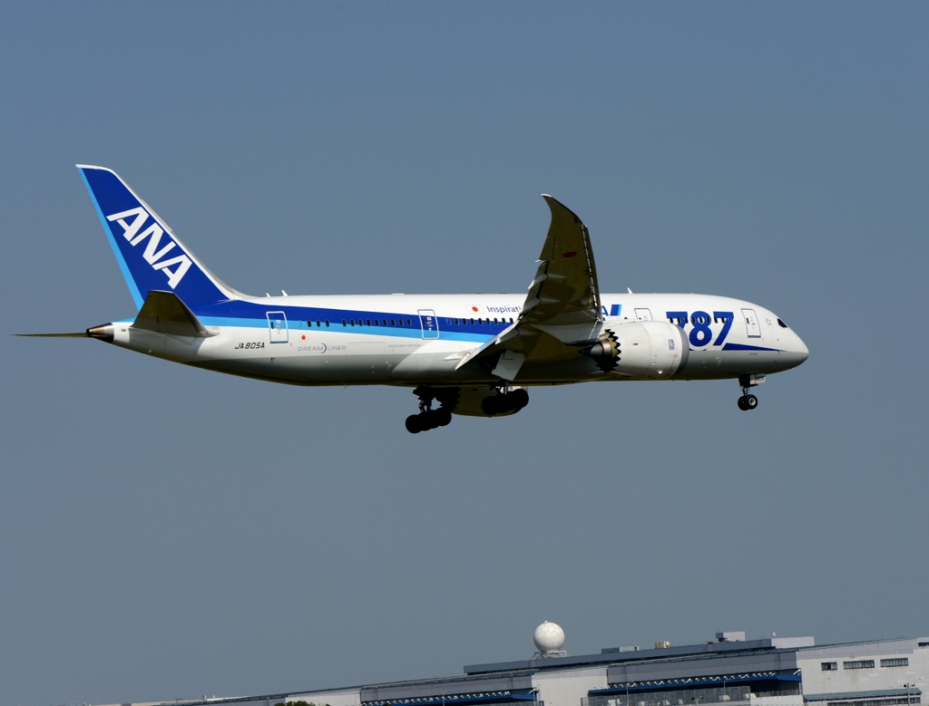 到着　ANA 787-8 